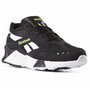 Reebok Aztrek Turnschuhe Damen - Schwarz/Weiß/Gelb - DE 091-TGL